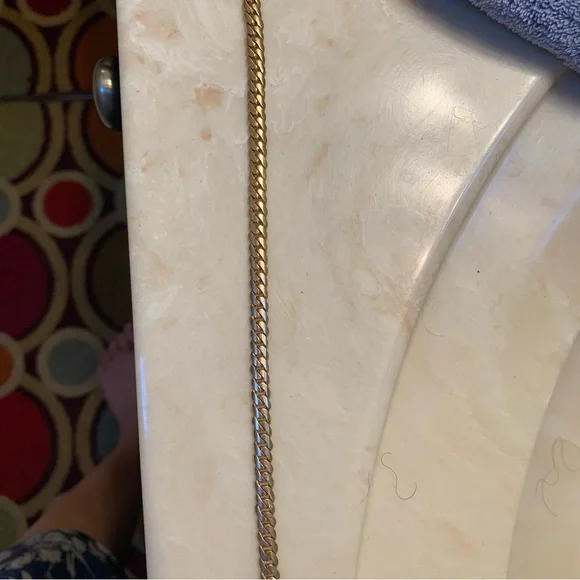 Gold Chain Necklace and Bracelet Set - Picture 4 of 4